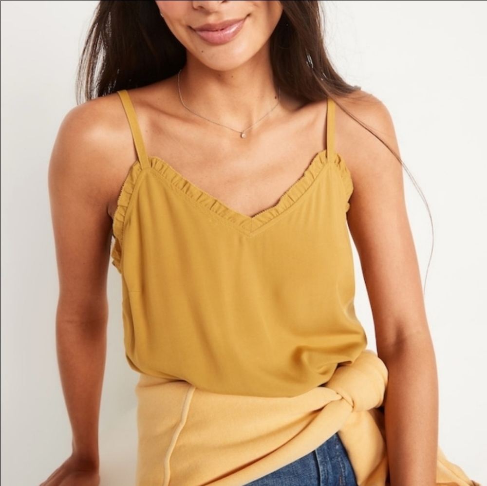 Old Navy mustard cami